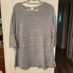 Pure Jill / J. Jill pullover sweater - Gray - Size Large